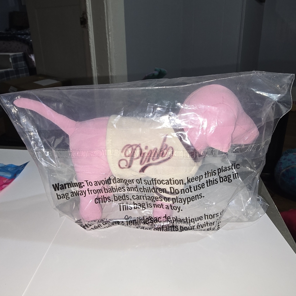 Victoria's Secret Pink Plush Dog